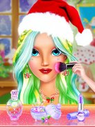 Christmas Princess Makeup Game : Princess Games screenshot 1