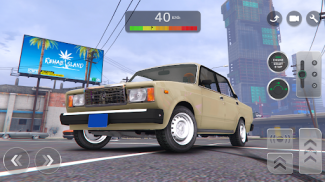 Village Driver VAZ 2107 Soviet screenshot 2