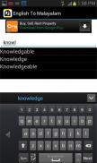 English Malayalam Dictionary screenshot 5