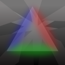 RGB triangle jump endless runner super game