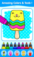 Glitter ice cream coloring fun screenshot 2