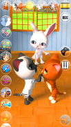 Talking 3 Friends Cats & Bunny screenshot 0