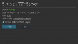 Simple HTTP Server screenshot 4