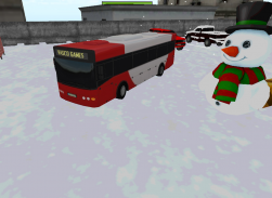 Bus winter parking - 3D game screenshot 4