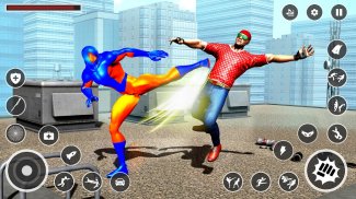 Spider Fight 3D: 英雄技能 玩遊戲 戰鬥 screenshot 0