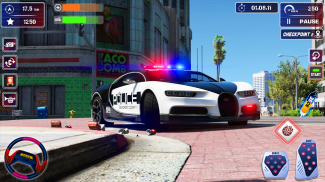 पुलिस कार चेस पार्किंग खेल screenshot 1