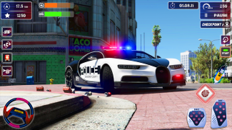 Police Car Chase Parking Games screenshot 1