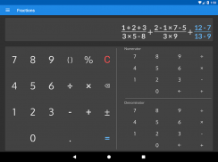 Fraksi Kalkulator dengan penyelesaian screenshot 10