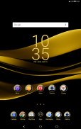 Black & Gold Theme for Xperia screenshot 13