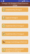 Omega 3 & Omega 6 Dietary Fat Foods Sources Guide screenshot 6