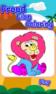 Coloring Proud Lion screenshot 8