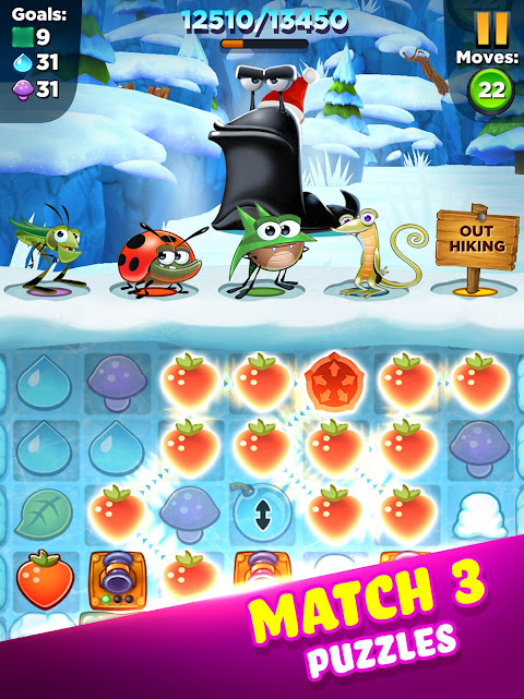 Best Fiends Stars - Jogo de quebra-cabeça grátis Android Jogos APK