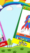 Hero Super Coloring book screenshot 2
