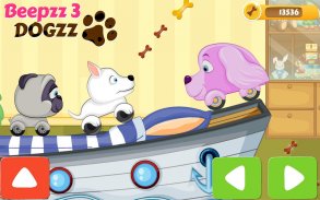 Juegos de carreras de coches para niños - Perros🐕 screenshot 0