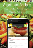 Vegetarian Recipes App screenshot 2