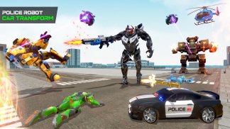 Dragon Robot Police Car Game screenshot 2