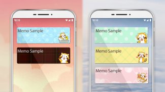 MEMO PAD WIDGET araigumarascal screenshot 6