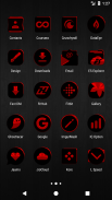 Black and Red Icon Pack v3.3 (Free) screenshot 2