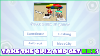 Free Robux Quiz Guru screenshot 0