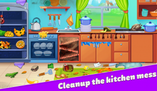 Dream Home Cleaning Game Wash screenshot 3