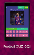 Football QUIZ -2021 screenshot 14