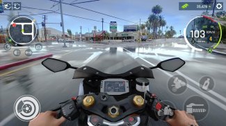 Real Moto Driving Racing World screenshot 0