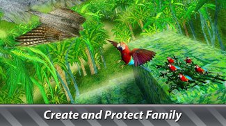 Jungle Parrot Simulator - try wild bird survival! screenshot 10