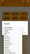 PSD Phone Specification Data screenshot 1