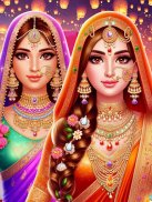 Indian Dress Up : Makeup Games screenshot 12