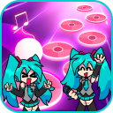 FNF Miku Music Battle Friday EDM Tiles Hop