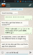 Cool Fonts for Whatsapp & SMS screenshot 6