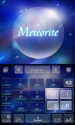 Meteorite GO Keyboard Theme screenshot 6