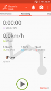 Trackino - GPS Record your tracks screenshot 1