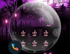 Theme Dialer Halloween Pink screenshot 0