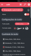 Gravador de Chamadas Automático grátis - callX screenshot 2