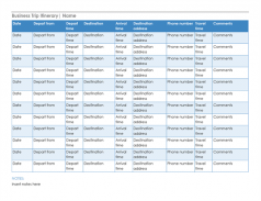 Daily Itinerary Templates screenshot 10