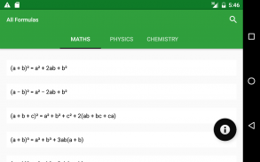 All Formulas - Math, Physics & Chemistry screenshot 4