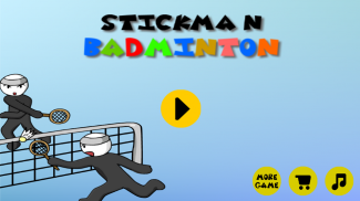 Stickman Badminton screenshot 0