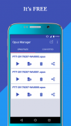 Voce e Audio Manager per WhatsApp da OPUS a MP3 screenshot 7
