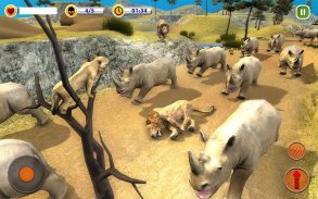 The Lion Simulator - Animal Family Simulator Game screenshot 2