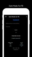 Dark Mode For FB screenshot 1