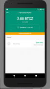 BTCZ Wallet screenshot 4