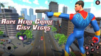 Rope Amazing Hero Crime City Simulator screenshot 10