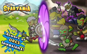 Spartania: The Orc War!  Strategy & Tower Defence! screenshot 14