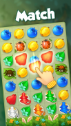 Bloomberry match-3 story. Merge fruits & decorate! screenshot 10