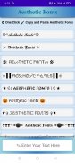 Aesthetic Fonts - Cool Font Generator screenshot 2