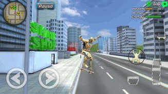 Super Crime Steel War Hero Iron Flying Mech Robot screenshot 4