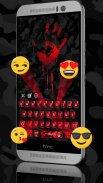 Black Red Metal Keyboard screenshot 1