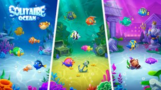 Solitaire Ocean - เกมการ์ด screenshot 1