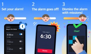 Будилник Alarmy - Alarm clock screenshot 2